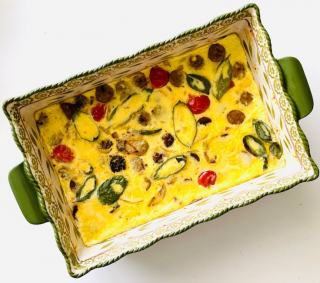 Quiche aux légumes sans pâte : recette légère